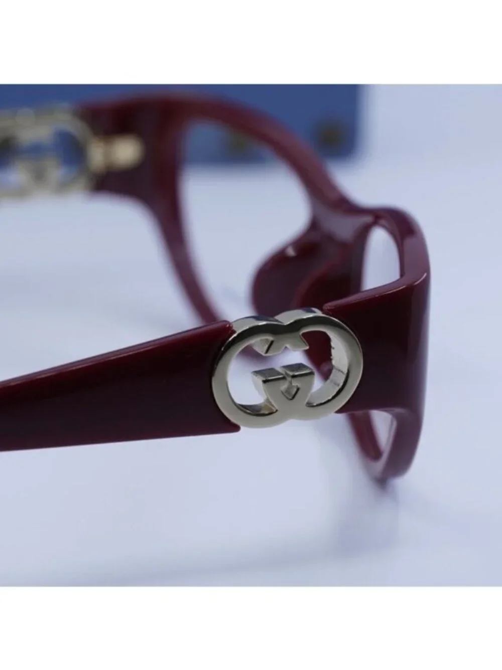 Gucci GG1825O 003 Cat Eye Eyeglasses - Bordeaux 54mm